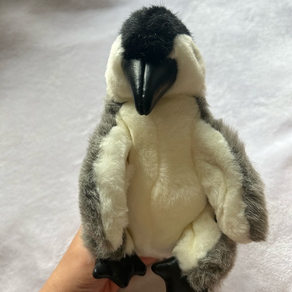 Folktails- Penguin Hand Puppet- preowned some wear- cute school Arctic - Picture 9 of 11